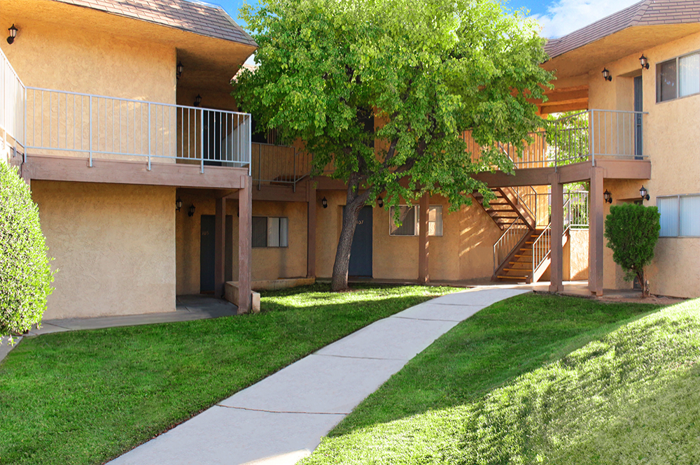 This image is the visual representation of Exteriors 3 in Mountain Shadows Apartments.