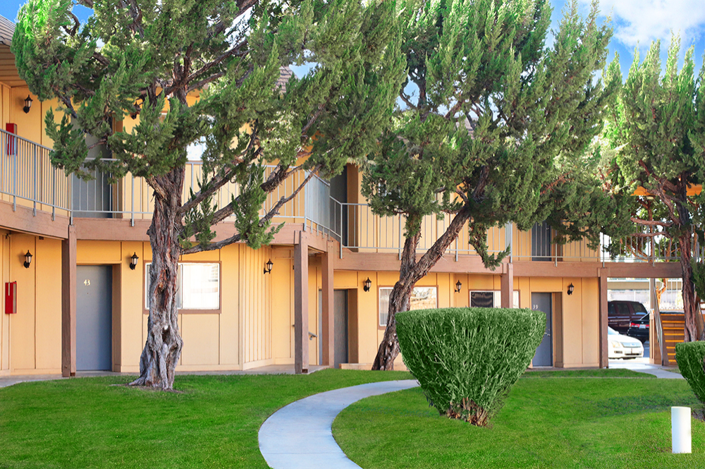 This image is the visual representation of Exteriors 1 in Mountain Shadows Apartments.